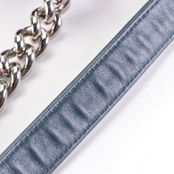 Chanel Fluo Boy Bag - Collection by Karl Lagerfeld in Blue Canvas - Picture 6 of 9